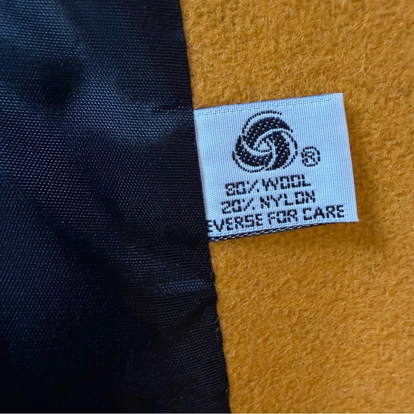 Vintage Herman Kay Colorblock Wool Blend Jacket Retro 90s Oversized Coat - Picture 6 of 11